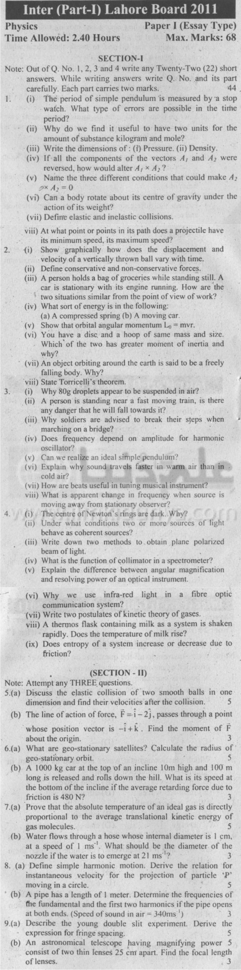 Physics thesis paper